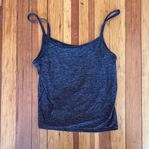 Women's Gray Spaghetti Strap Top